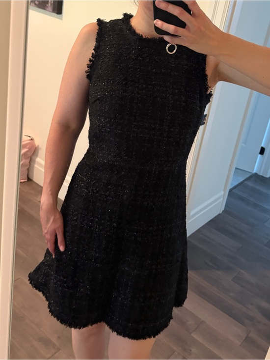 kate spade Dresses & Skirts - Kate Spade Sleeveless Black Tweed A-Line Dress